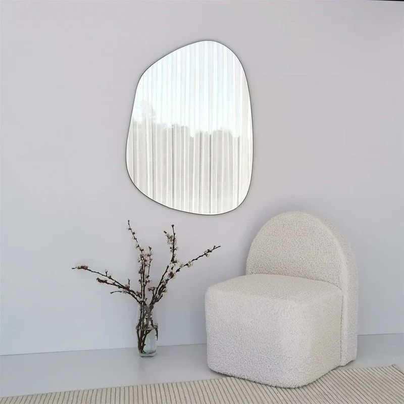 Modern Asymmetrical Wall Mirror - Image 5