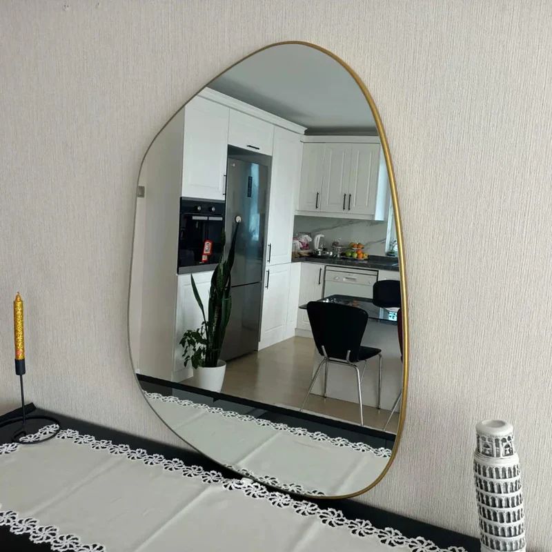 Modern Asymmetrical Wall Mirror - Image 2