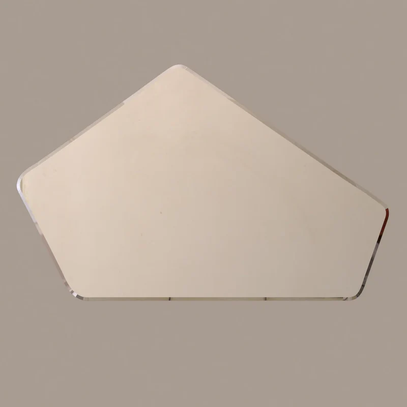 Scandinavian Frameless Beveled Geometrical Shaped Mirror - Image 3
