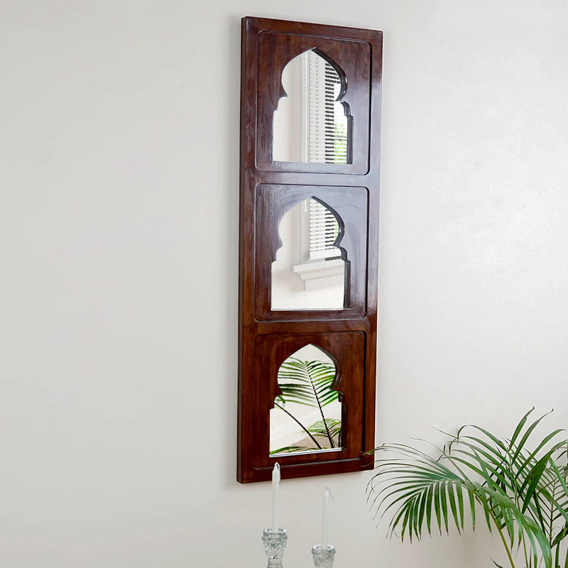Traditional Antique Designer Jharokha Wall Mirror - Image 2